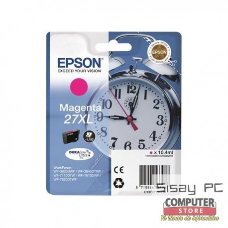 CARTUCHO EPSON 27XL MAGENTA WF3620SS