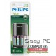 CARGADOR PILAS PHILIPS SCB1450NB AA&AAA + 4 PILAS