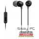 Auriculares Intrauditivos Sony MDR-EX15AP/ con Micrófono/ Jack 3.5/ Negros