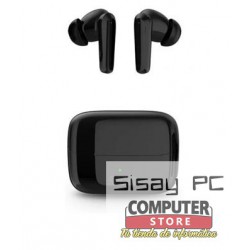 Auriculares Bluetooth SPC Ether 2 Pro con estuche de carga/ Autonomía 6.5h/ Negros