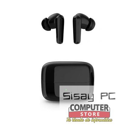 Auriculares Bluetooth SPC Ether 2 Pro con estuche de carga/ Autonomía 6.5h/ Negros