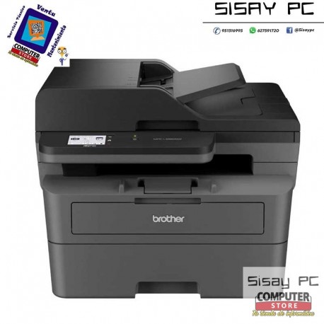 Multifunción Láser Monocromo Brother MFC-L2800DW WiFi/ Fax/ Dúplex/ Negra