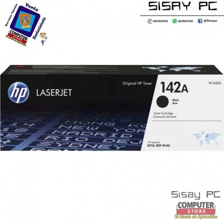Tóner Original HP nº142A/ Negro
