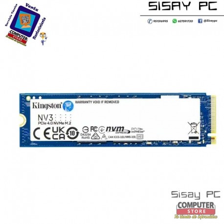 Disco SSD Kingston NV3 500GB/ M.2 2280 PCIe Gen4