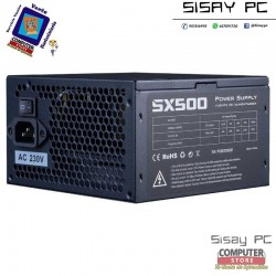 Fuente de Alimentación Hiditec SX 500 BULK/ 500W/ Ventilador 12cm/ Incluye cable de alimentación 1.5m