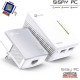Adaptador Powerline PLC TP-Link WPA4221KIT 600Mbps/ Alcance 300m/ Pack de 2