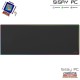 Alfombrilla Mars Gaming MMP224/ 880 x 330 x 3mm/ Negra
