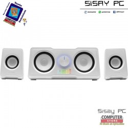 Altavoces Mars Gaming MS22W/ 35W/ 2.2/ Blancos