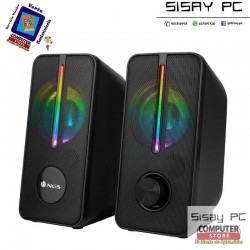 Altavoces NGS GSX-150/ 12W/ 2.0/ Negros