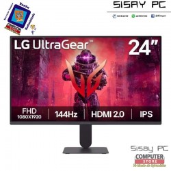 Monitor Gaming LG UltraGear 24G411A-B 23.7"/ Full HD/ 1ms/ 144Hz/ IPS/ Negro