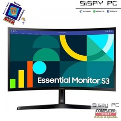 Monitor Curvo Samsung Essential Monitor S3 S24D366GAU/ 24"/ Full HD/ Negro