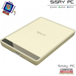 Disco Externo SSD Apacer AS724 512GB/ USB Tipo-C 3.2 Gen 2/ Crema