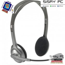 Auriculares Logitech H110/ con Micrófono/ Jack 3.5/ Plateados