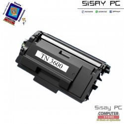 TONER COMPATIBLE BROTHER TN3600 XL Negro 6.000 pag.