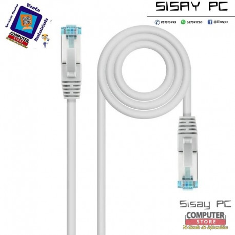 Cable de Red RJ45 SFTP Cat.7/ 20m/ Gris