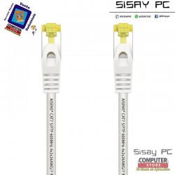 Cable de Red RJ45 SFTP Cat.7/ 50cm/ Blanco